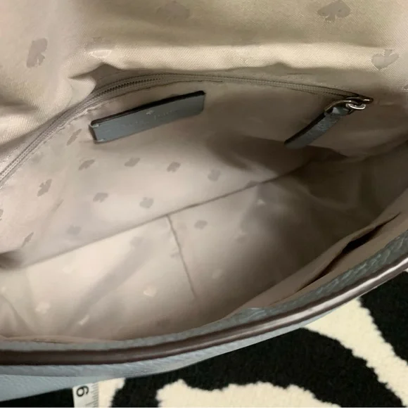 Kate Spade Jackson Blue Flap Shoulder Bag - Picture 14 of 15